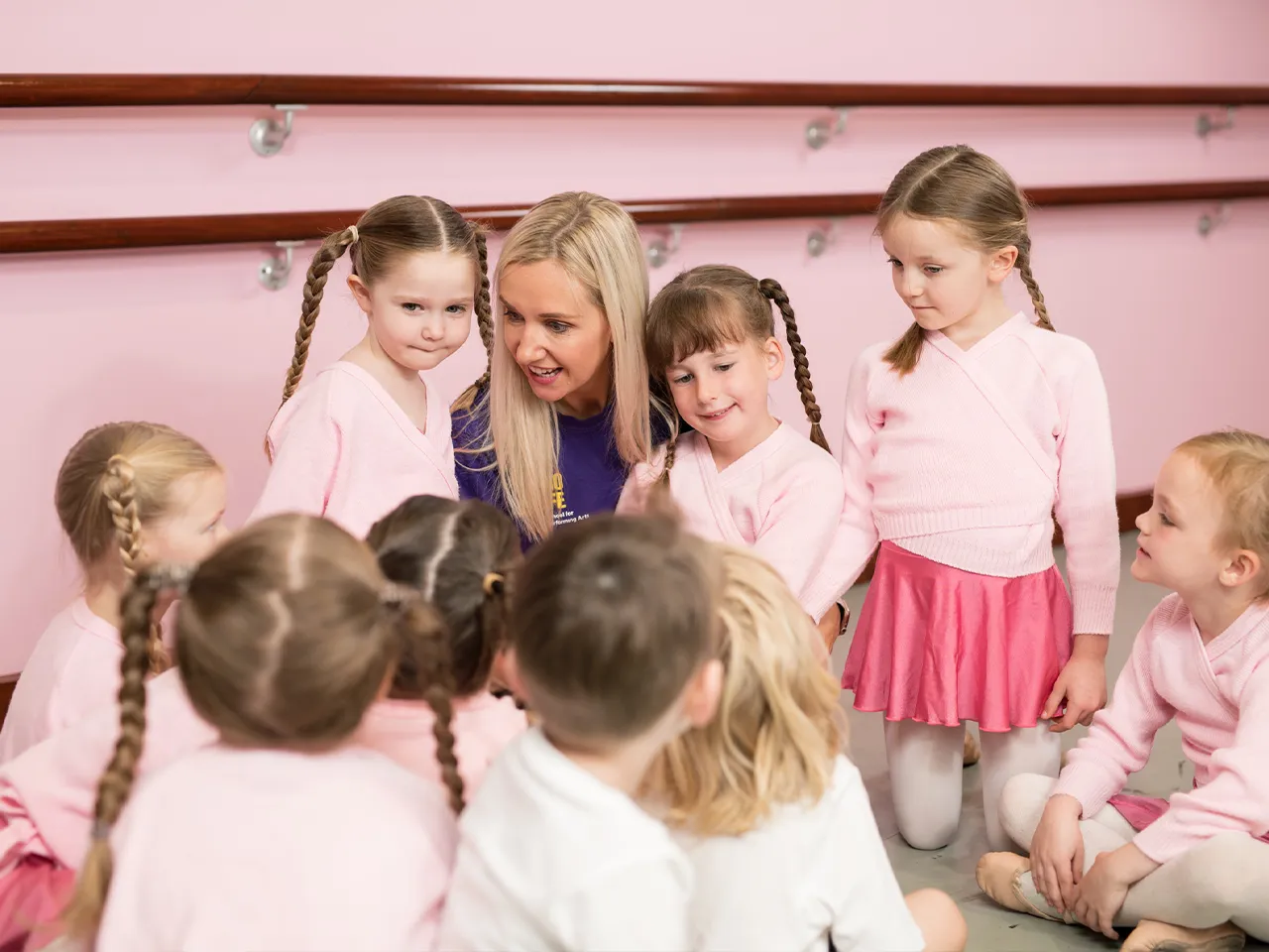 Children enjoying dance classes at Studio Wolfe Blarney, Cork