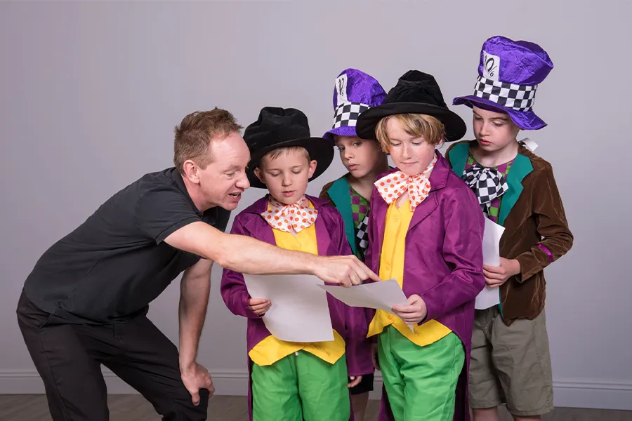 Junior drama class for ages 7 to 9 at Studio Wolfe Cork