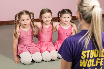 Junior Level 1 dance class for ages 5 to 6 at Studio Wolfe Cork