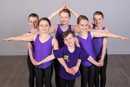 Junior Level 2 dance class for ages 7 to 9 at Studio Wolfe Cork